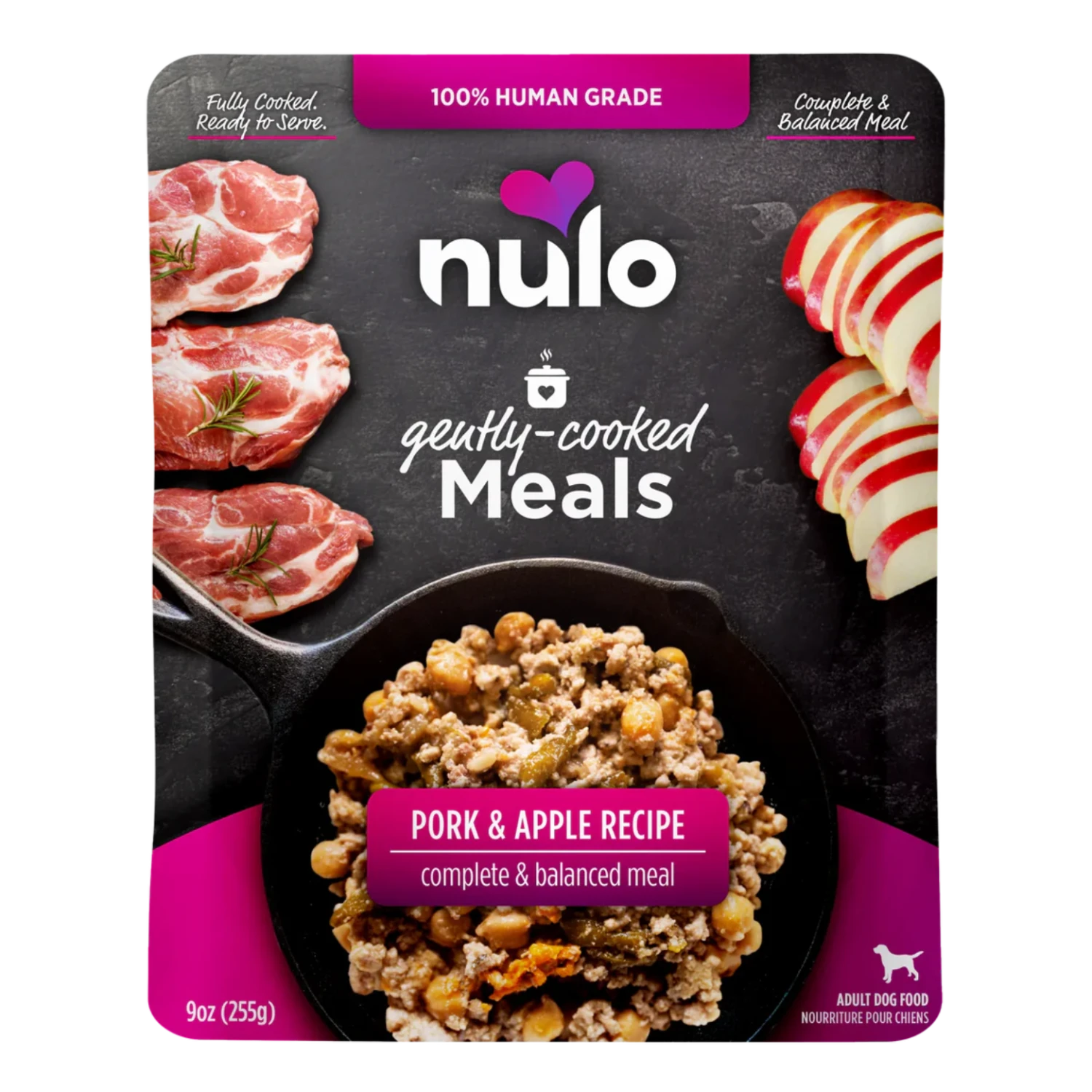 Nulo Freestyle Gently Cooked Meals Pork & Apple Recipe 9 Oz 3 Nulo Freestyle Gently Cooked Meals Pork & Apple Recipe 9 Oz