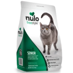 Nulo Freestyle Grain-Free Cat Senior Pollock & Duck Recipe Dry Cat Food