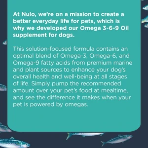 Nulo Omega 3-6-9 Fish Oil For Dogs Food Supplement 16 Oz 10 Nulo Omega 3-6-9 Fish Oil For Dogs Food Supplement 16 Oz - Image 8