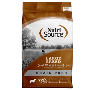 NutriSource Grain-Free Large Breed Lamb Meal & Peas Formula Dry Dog Food 3 NutriSource Grain-Free Large Breed Lamb Meal & Peas Formula Dry Dog Food