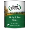 NutriSource Turkey & Rice Formula Canned Dog Food 2 NutriSource Turkey & Rice Formula Canned Dog Food -Mutts And Co-us NutriSourceTurkey RiceFormulaCannedDogFood13 oz