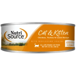 Nutrisource Chicken, Turkey, And Lamb Canned Cat Food 5.5 Oz