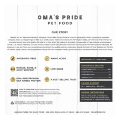 Oma's Pride Chicken Breast Chunks Freeze-Dried Dog & Cat Food 11 Oma's Pride Chicken Breast Chunks Freeze-Dried Dog & Cat Food -Mutts And Co-us Oma sPrideChickenBreastChunksFreeze DriedDog CatFood 4
