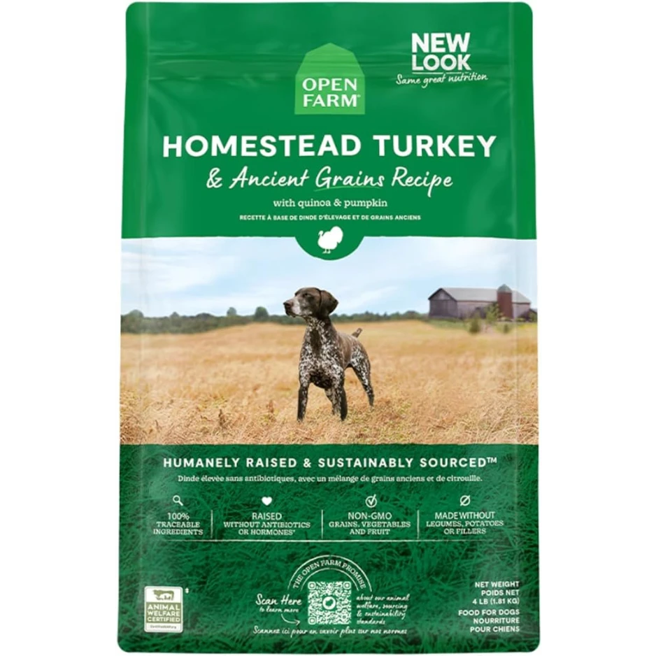 Open Farm Ancient Grains Homestead Turkey Dry Dog Food 3 Open Farm Ancient Grains Homestead Turkey Dry Dog Food