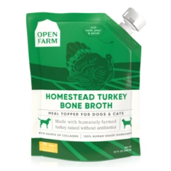 Open Farm Turkey Bone Broth For Dogs & Cats 12 Oz