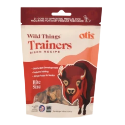 Otis Wild Things Bison Recipe Trainers Dog Treats 4 Oz