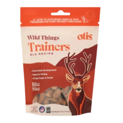 Otis Wild Things Elk Recipe Trainers Dog Treats 4 Oz