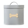 Park Life Designs Cheshire Oval Pet Treat Canister Grey 2 Park Life Designs Cheshire Oval Pet Treat Canister Grey -Mutts And Co-us ParkLifeDesignsCheshireOvalPetTreatCanisterGrey