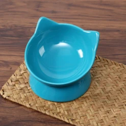 Park Life Designs Oscar Tilt Food Dish For Cats 5" Blue 7 Park Life Designs Oscar Tilt Food Dish For Cats 5" Blue -Mutts And Co-us ParkLifeDesignsOscarTiltFoodDishforCats5Blue