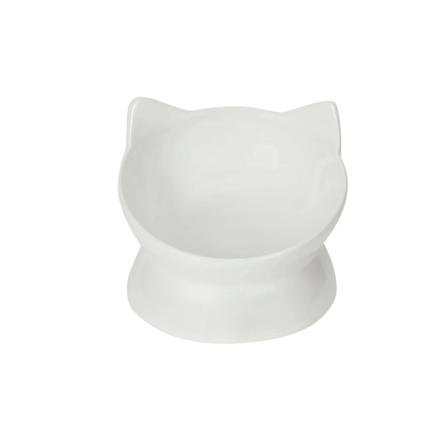 Park Life Designs Oscar Tilt Food Dish For Cats 5" White 3 Park Life Designs Oscar Tilt Food Dish For Cats 5" White