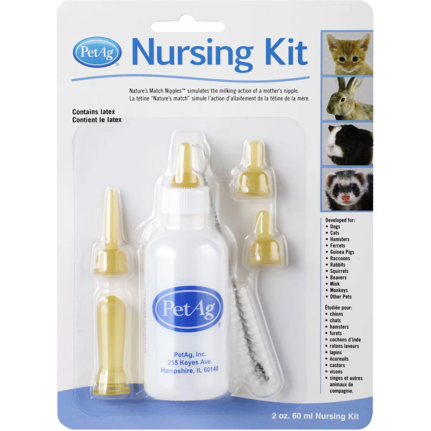PetAg® Nurser Bottle For Kittens 2 Oz 3 PetAg® Nurser Bottle For Kittens 2 Oz