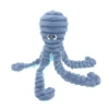 Petlou King Octopus Dog Toy, Blue, 26" -Mutts And Co-us PetLou26KingOctopusBlueDogToy