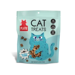 Plato Grain-Free Air Dried Tuna And Salmon Cat Treats 2.5 Oz