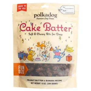 Polka Dog Cake Batter Nuggets Soft & Chewy Dog Treats 7oz 3 Polka Dog Cake Batter Nuggets Soft & Chewy Dog Treats 7oz
