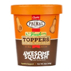 Primal Fresh Toppers Awesome Squash Whole Food Supplement For Dogs & Cats