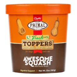 Primal Fresh Toppers Awesome Squash Whole Food Supplement For Dogs & Cats 8 Primal Fresh Toppers Awesome Squash Whole Food Supplement For Dogs & Cats -Mutts And Co-us PrimalAwsomeSquash32