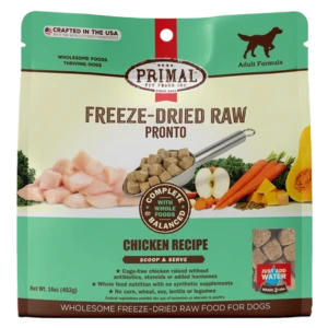Primal Pronto Chicken Formula Freeze-Dried Dog Food 3 Primal Pronto Chicken Formula Freeze-Dried Dog Food