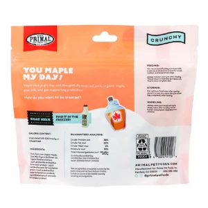 Primal You Maple My Day Freeze-Dried Pork, Maple & Goat Milk Dog Treats 2 Oz 4 Primal You Maple My Day Freeze-Dried Pork, Maple & Goat Milk Dog Treats 2 Oz - Image 2
