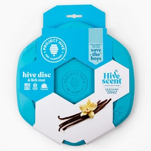 Project Hive Pet Company Disc & Lick Mat Dog Toy Soothing Vanilla Scent 4 Project Hive Pet Company Disc & Lick Mat Dog Toy Soothing Vanilla Scent - Image 2