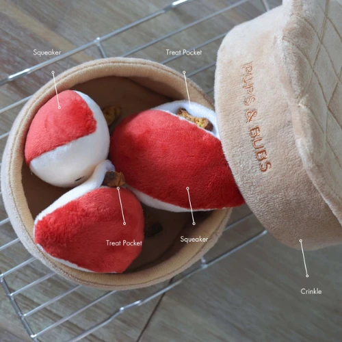 Pups & Bubs Apple Pie Enrichment Nose-Work Toy 5 Pups & Bubs Apple Pie Enrichment Nose-Work Toy - Image 3