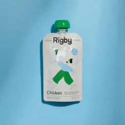 Rigby Organic Chicken Squeeze Pouch Dog Treats 3.5oz Single