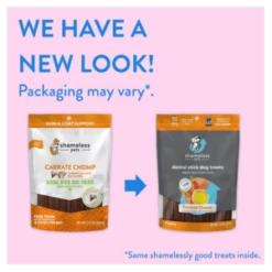 Shameless Pets Carrate Chomp Dental Sticks For Dogs, 7.2oz -Mutts And Co-us ShamelessPetsCarrateChompDentalSticksforDogs 7.2oz 5