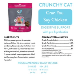 Shameless Pets Crunchy Cran You Say Chicken Cat Treats, 2.5oz 9 Shameless Pets Crunchy Cran You Say Chicken Cat Treats, 2.5oz -Mutts And Co-us ShamelessPetsCrunchyCranYouSayChickenCatTreats 2.5oz 3