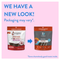 Shameless Pets Duck-Tato Jerky Bites For Dogs, 5oz -Mutts And Co-us ShamelessPetsDuck TatoJerkyBitesforDogs 5oz 5