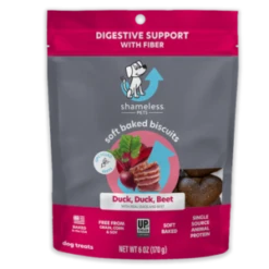 Shameless Pets Soft-Baked Duck Duck Beet Biscuits For Dogs, 6oz