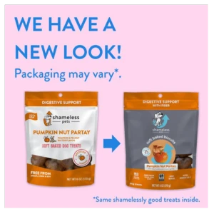Shameless Pets Soft-Baked Pumpkin Nut Par-Tay Biscuits For Dogs, 6oz 5 Shameless Pets Soft-Baked Pumpkin Nut Par-Tay Biscuits For Dogs, 6oz - Image 3