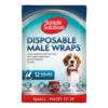 Simple Solution Disposable Male Wrap 12 Ct 1 Simple Solution Disposable Male Wrap 12 Ct -Mutts And Co-us SimpleSolutionDisposableMaleWrap12ctSM