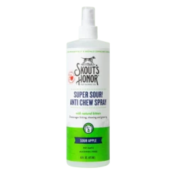 Skout's Honor Super Sour! Anti-Chew Spray For Dogs 7 Skout's Honor Super Sour! Anti-Chew Spray For Dogs -Mutts And Co-us Skout sHonorSuperSour Anti ChewSprayforDogs16oz