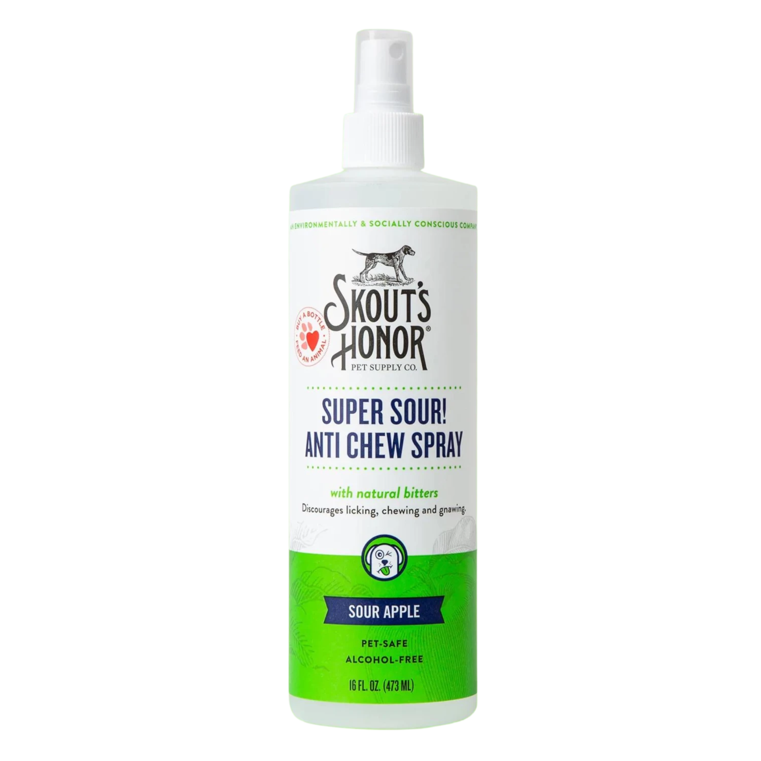 Skout's Honor Super Sour! Anti-Chew Spray For Dogs 5 Skout's Honor Super Sour! Anti-Chew Spray For Dogs - Image 3