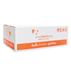 Small Batch Chicken Frozen Raw Dog Food Patties, 18 Lbs