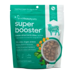 Smallbatch Pets Super Booster Lamb Bites Grain-Free Adult Freeze-Dried Dog & Cat Treats