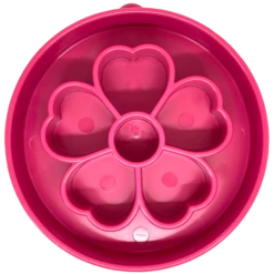 SodaPup Enriching Slow Feeder Flower Ebowl For Dogs Pink