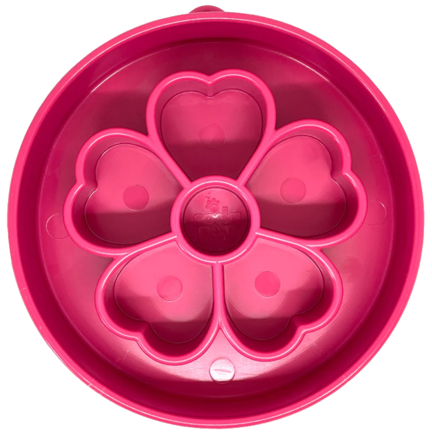 SodaPup Enriching Slow Feeder Flower Ebowl For Dogs Pink 3 SodaPup Enriching Slow Feeder Flower Ebowl For Dogs Pink