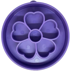 SodaPup Enriching Slow Feeder Flower Ebowl For Dogs Purple