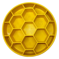 SodaPup Honeycomb Design Enrichment Slow Feeder Bowl For Dogs