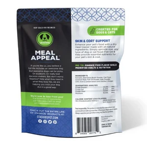 Stashios Meal Appeal Skin & Coat Topper For Dogs & Cats 4-oz 4 Stashios Meal Appeal Skin & Coat Topper For Dogs & Cats 4-oz - Image 2