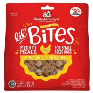 Stella & Chewy's Chicken Little Lil' Bites Freeze-Dried Dog Food 7 Oz 3 Stella & Chewy's Chicken Little Lil' Bites Freeze-Dried Dog Food 7 Oz