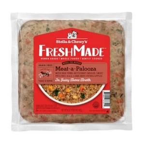 Stella & Chewy's FreshMade Meat-A-Palooza Gently Cooked Dog Food 16oz 3 Stella & Chewy's FreshMade Meat-A-Palooza Gently Cooked Dog Food 16oz