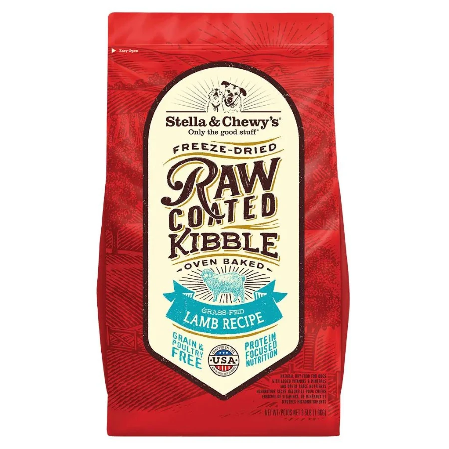 Stella & Chewy's Grass-Fed Lamb Recipe Raw Coated Baked Kibble Dog Food 3 Stella & Chewy's Grass-Fed Lamb Recipe Raw Coated Baked Kibble Dog Food