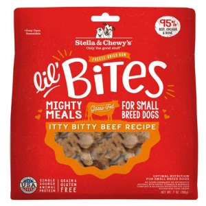 Stella & Chewy's Itty Bitty Beef Lil' Bites Freeze-Dried Dog Food 7 Oz 3 Stella & Chewy's Itty Bitty Beef Lil' Bites Freeze-Dried Dog Food 7 Oz