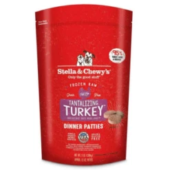 Stella & Chewy's Raw Frozen Tantalizing Turkey Dinner Patties Dog Food