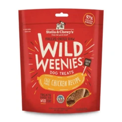 Stella & Chewy's Wild Weenies Cage-Free Chicken Recipe Freeze-Dried Dog Treats 3.25 Oz