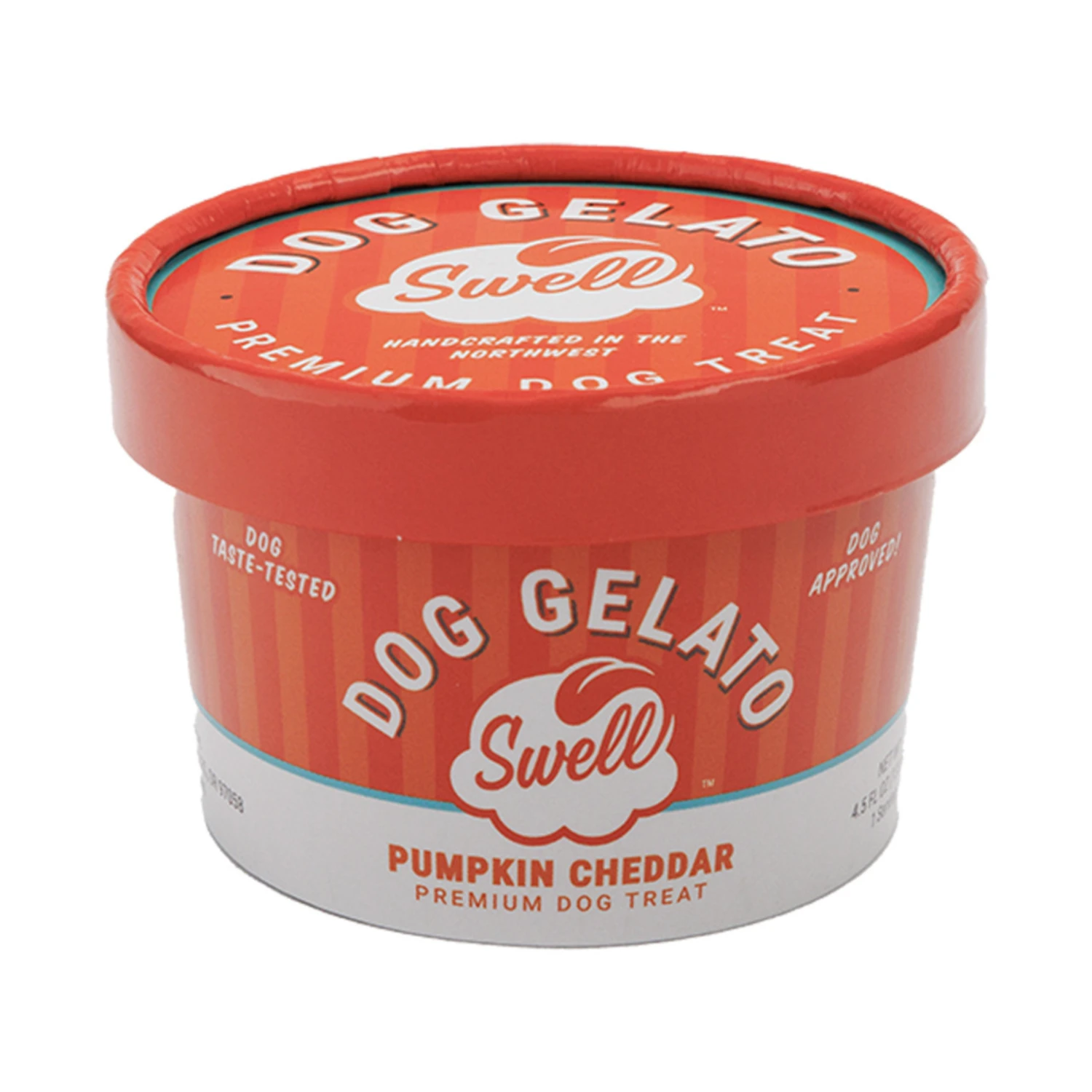 Swell Frozen Gelato Pumpkin Cheddar Dog Treat 4.5 Oz 3 Swell Frozen Gelato Pumpkin Cheddar Dog Treat 4.5 Oz