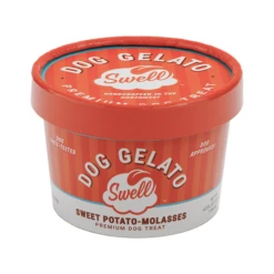 Swell Frozen Gelato Sweet Potato Molasses Dog Treat 4.5 Oz