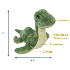 Tall Tails 13" Nessie Rope Inner Structure Crinkle Dog Toy 8 Tall Tails 13" Nessie Rope Inner Structure Crinkle Dog Toy -Mutts And Co-us TallTails13NessieRopeInnerStructureCrinkleDogToy 1