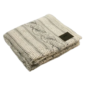 Tall Tails Cable Knit Blanket 30x40 3 Tall Tails Cable Knit Blanket 30x40
